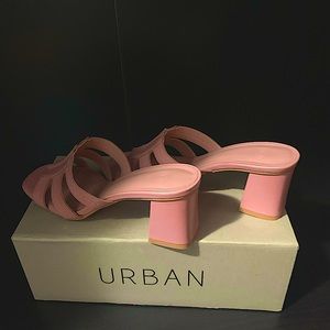 UO pink sandals